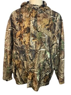 10X (NWOT) Realtree Camouflage Full Zip Lined Hooded Jacket Men’s 5XL